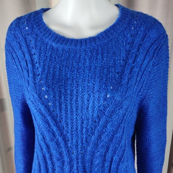 Mossimo Blue Cable Knit Sweater Dress – Women’s Plus Size XXL - Picture 3 of 11